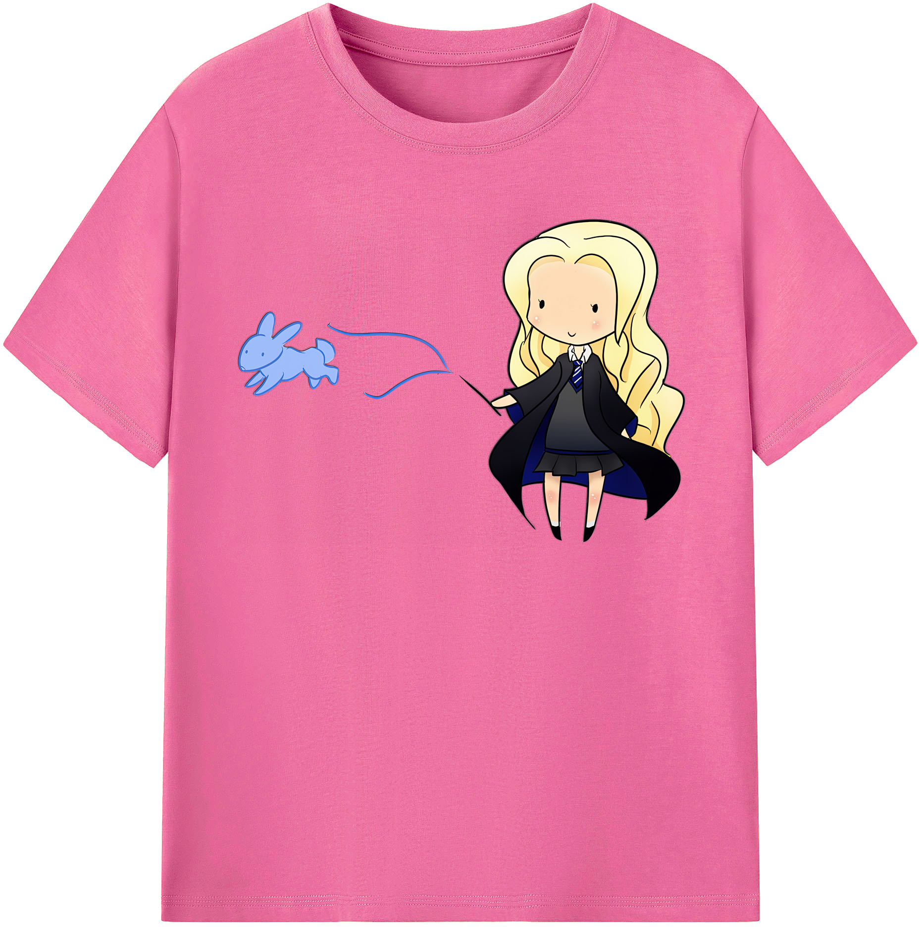 （画像用） Harry Potter ハリー・ポッターシリーズ レディースカジュアルプリントTシャツ（綿100％）